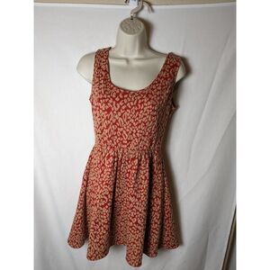 Maeve Dress Size XS Caldera Red Animal print‎